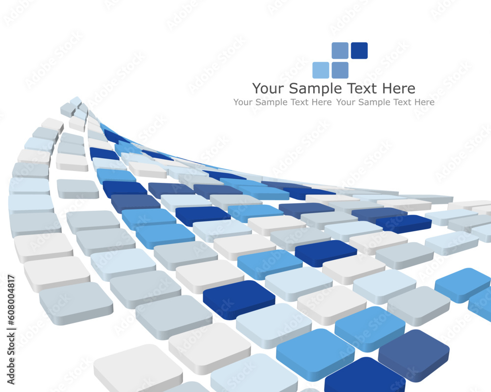 Poster abstract 3d checked business background for use in web design