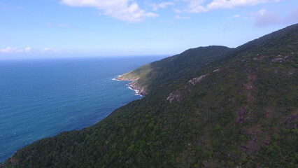 Vista aérea de Governador Celso Ramos Santa Catarina Brasil