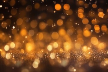 Glitter vintage lights background. Abstract luxury background with shine particles. Christmas light shine particles bokeh on colorful background. 