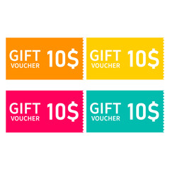 set Coupon Voucher, gift Voucher
