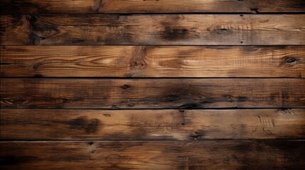Naklejka premium Brown wooden planks background. Backdrops of wooden planks. Created with Generative AI technology.