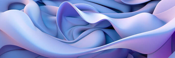 Purple, Blue, and White Abstract Background in the Style