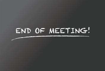 Fototapeta premium End of meeting