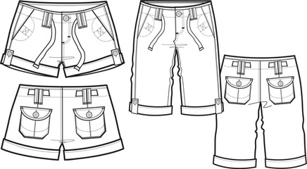 lady fashion shorts