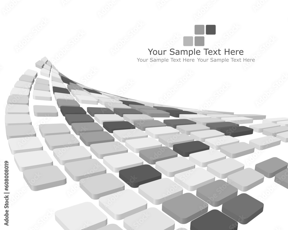 Poster abstract 3d checked business background for use in web design