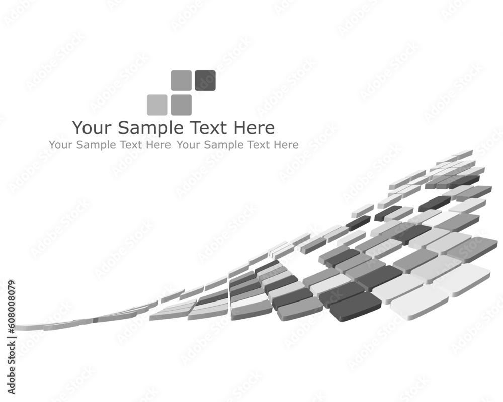 Poster abstract 3d checked business background for use in web design