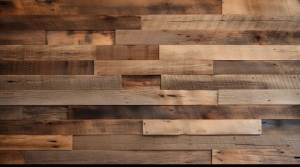 Naklejka premium Wooden texture background, wood texture for interior exterior decoration and industrial construction concept design, Generative AI