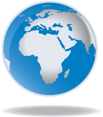 Obraz na płótnie Canvas Globe concept icon web internet vector illustration