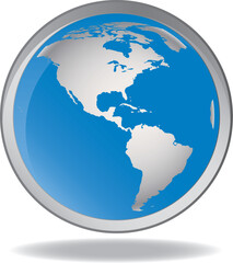 Fototapeta na wymiar Globe concept icon web internet vector illustration