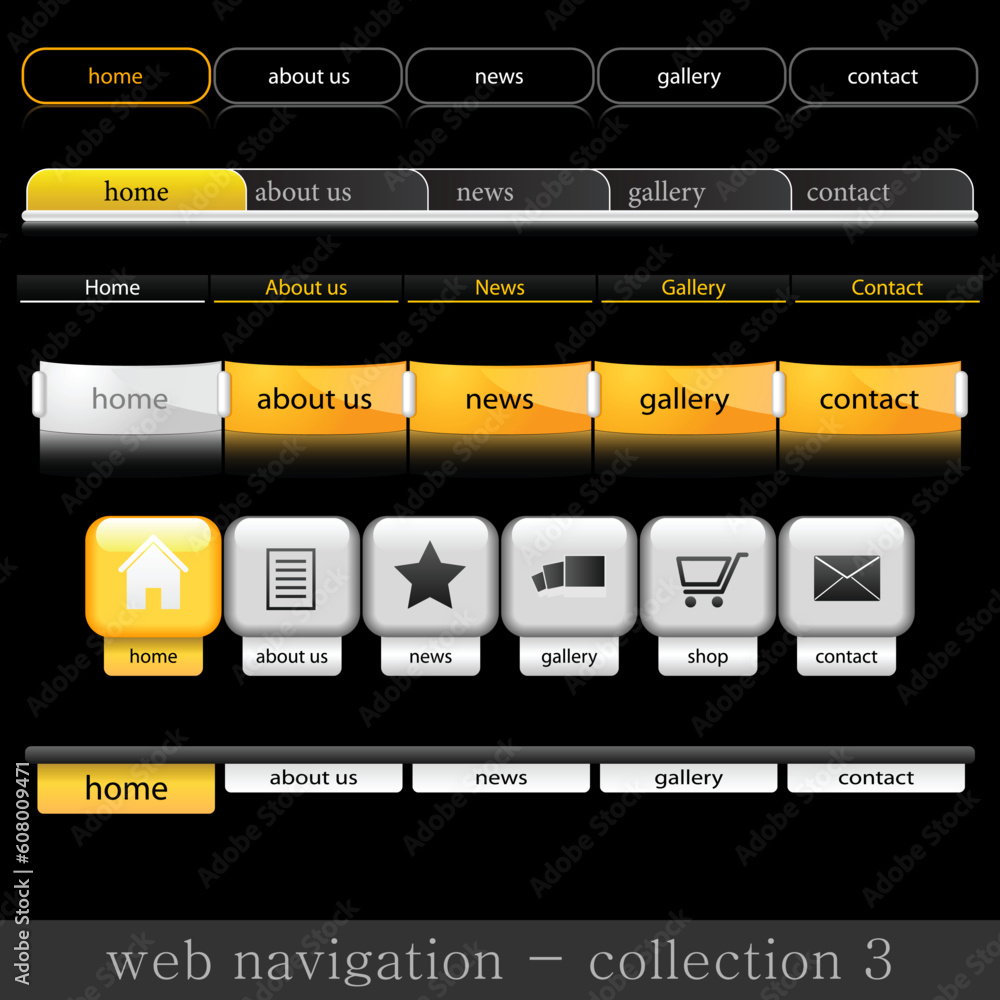 Poster web navigation