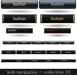 Fototapeta premium Vector buttons for web