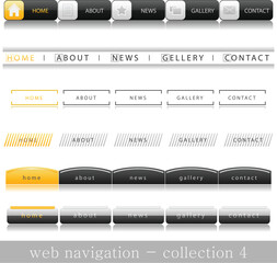 Obraz premium Web navigation