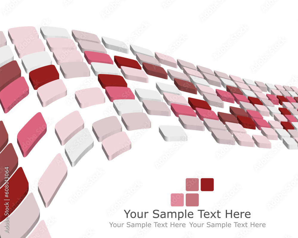 Poster abstract 3d checked business background for use in web design