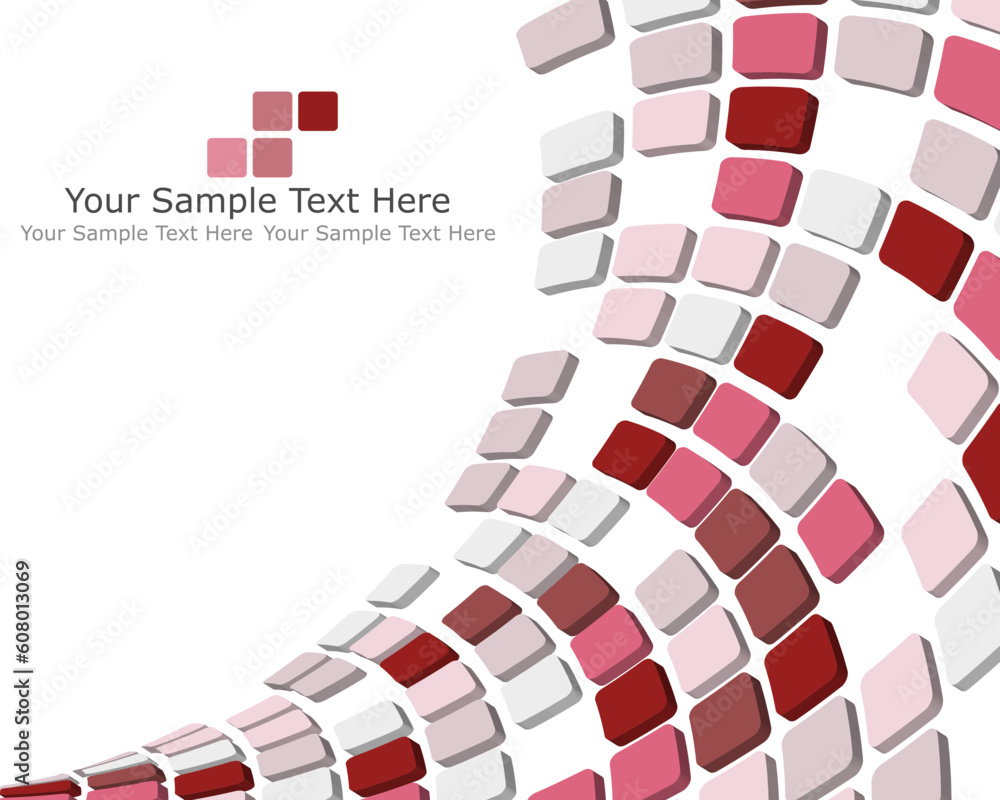 Poster abstract 3d checked business background for use in web design