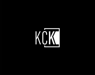 KCK Logo and Graphics Design, Modern and Sleek Vector Art and Icons isolated on black background