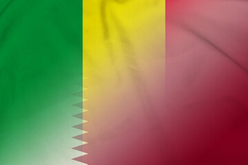 Mali and Qatar state flag transborder negotiation QAT MLI