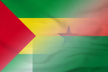 Sao Tome and Principe and Madagascar political flag transborder negotiation MDG STP