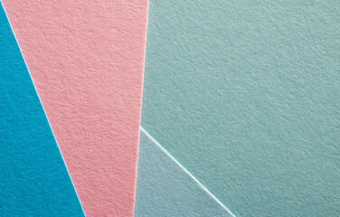 Fototapeta premium colored paper in layers for banner background.multicolored paper with texture close-up for background.
