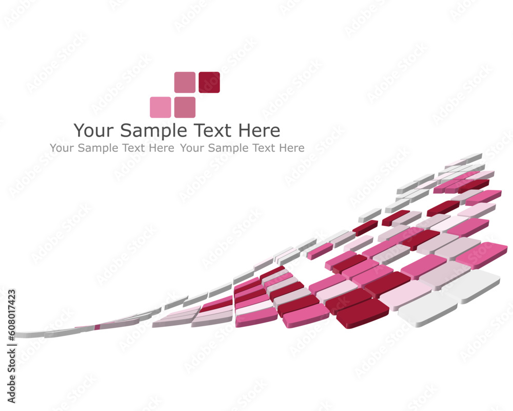Poster abstract 3d checked business background for use in web design