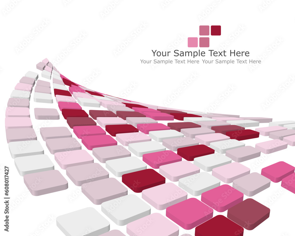 Poster abstract 3d checked business background for use in web design