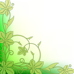 floral background, this  illustration may be useful  as designer work