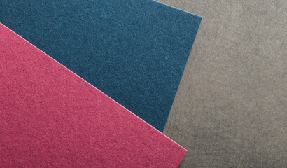 Fototapeta premium colored paper in layers for banner background.multicolored paper with texture close-up for background.