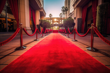 red carpet in Los Angeles