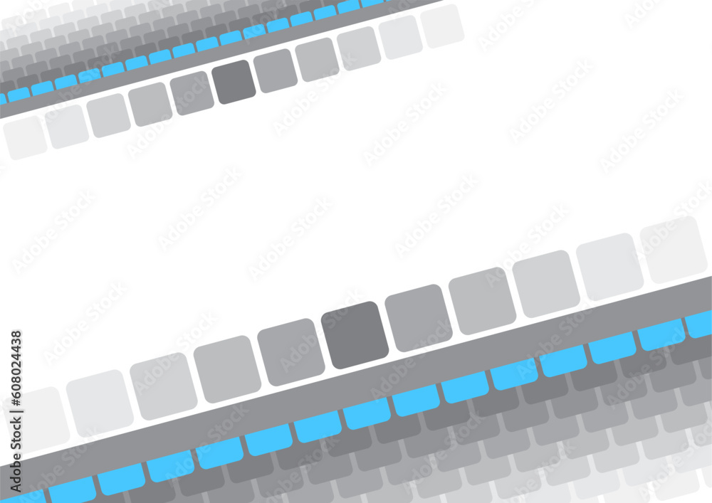 Poster Abstract gray squares background for sample text