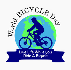 World Bicycle Day for celebration of International day 3 June.