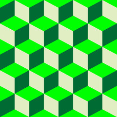 Obraz premium psychedelic pattern, mixed green, vector art illustration