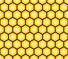 Abstract seamless pattern of honeycomb form. Background for your design. Vector illustration.