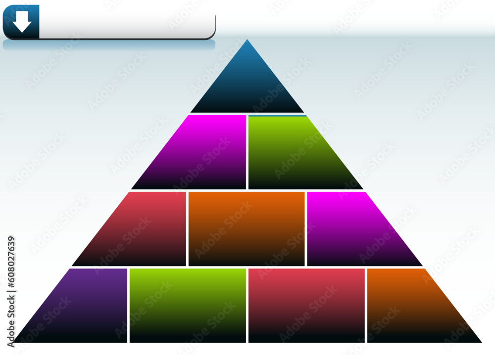 Poster an image of a triangle background.
