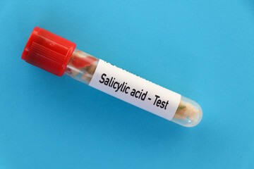 Salicylic acid, food sample to analyze in the laboratory