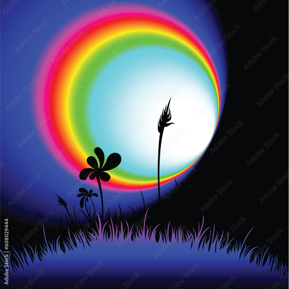 Canvas Prints grass, this illustration may be useful as designer work