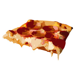 Pepperoni Pizza, American food, pizza, pepperoni, cheese, and tangy tomato sauce, popular food