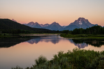 Soft Morning Light At Oxbow Bend