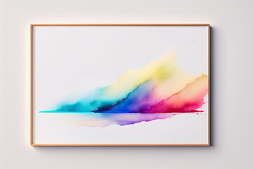 Naklejka premium paint and colorful abstract background or wallpaper cover. ai illustration generated.