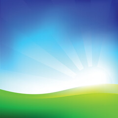 Fototapeta premium abstract background landscape, this illustration may be useful as designer work