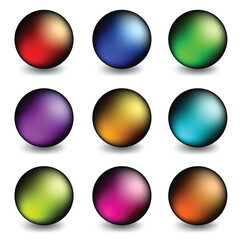 buttons coloured, this  illustration may be useful  as designer work