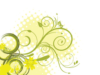 vector eps10 illustration of an elegant floral background