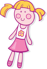 Illustration of virgo zodiac sign