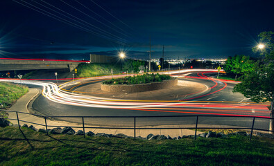 Car light-trails
