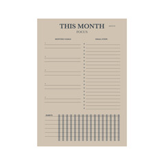 This Monthly planner. 