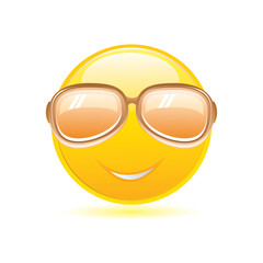 smiley with sunglasses