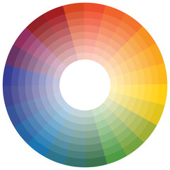 Obraz premium An image of a color wheel.