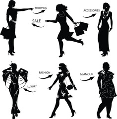 Vector silhouettes