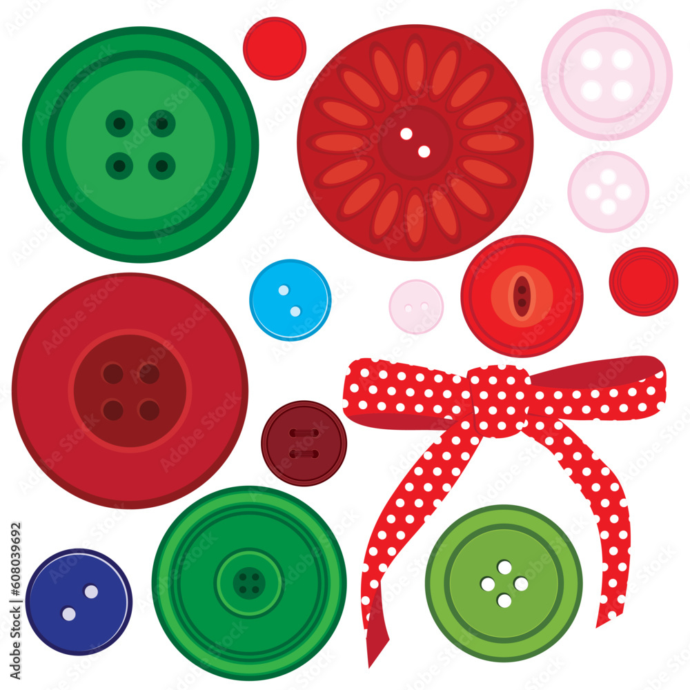 Poster vector set of buttons, design elements.
