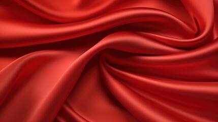 Plakat red silk background