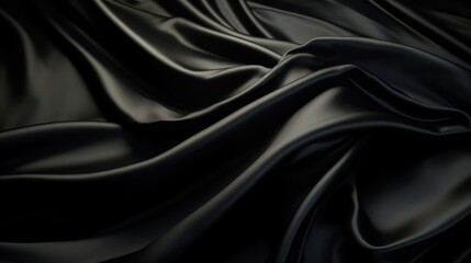 Obraz premium black satin background