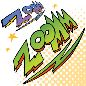 An image of zoom bolt sound text.